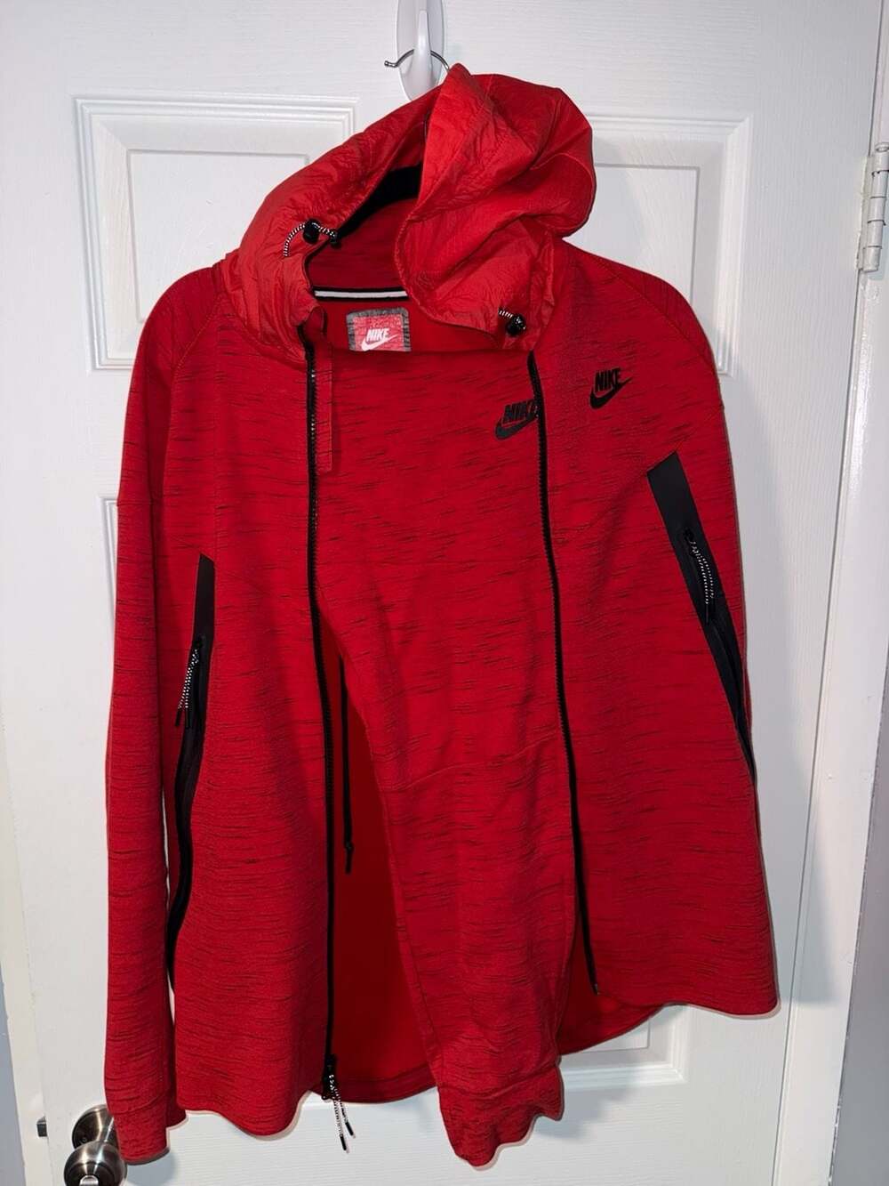 Nike Mens Tech Fleece Suit Red 2 piece Jacket/S & Pants/M
